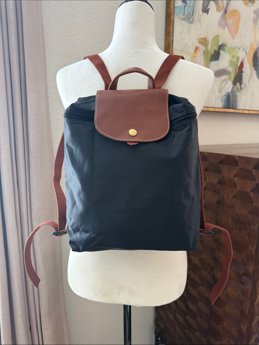 NWOT!!! Longchamp Le Pliage Nylon Folding Backpack